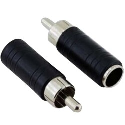 1 RCA ERKEK/6.3 MM DİŞİ JACK ÇEVİRİCİ (CJ-3085) - 1