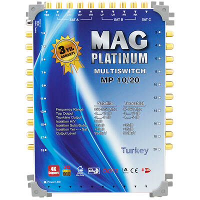 10*20 KASKATLI UYDU SANTRALİ MAG PLATINUM - 1