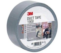 3M Duck Tape 1900 50mx50mm Gri Tamir Bandı - 1