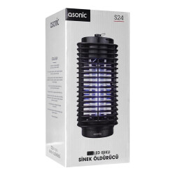 ASONIC S24 4 WATT SİYAH LED IŞIKLI SİNEK ÖLDÜRÜCÜ - 3