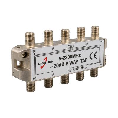 DIGITURK 5-2150 MHZ 20DB 8 YOLLU TAP SWITCH 1/8 SPLITTER - 3