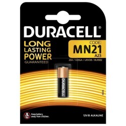 DURACELL 23A LİTYUM MN21 ALARM PİLİ (TEKLİ PAKET) - 1