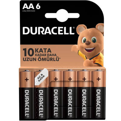 DURACELL AA KALEM PİL (6LI PAKET FİYATI) - 1