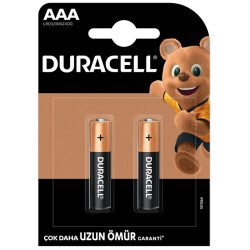 DURACELL AAA İNCE PİL (2Lİ PAKET FİYATI) - 1