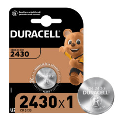 DURACELL CR2430 LİTYUM PİL (TEK FİYAT) - 1