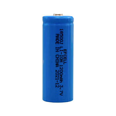 EFCELL 3.7 VOLT 1200 MAH LİTYUM LI-ION 18500 PİL (BAŞLIKLI) - 1