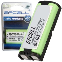 EFCELL EF-105 2.4 VOLT 600 MAH TELSİZ TELEFON PİLİ MP105 * (HHR-P105) - 1