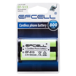 EFCELL EF-513 2.4 VOLT 800 MAH TELSİZ TELEFON PİLİ - 1