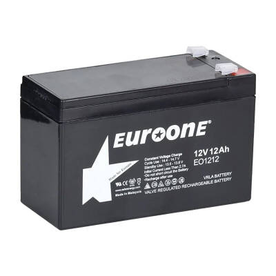 EUROONE EO-1212 12 VOLT - 12 AMPER AKÜ (151 X 98 X 95 MM) - 1