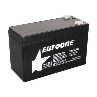 EUROONE EO127.0 12 VOLT - 7 AMPER AKÜ (150 X 65 X 90 MM) - 1