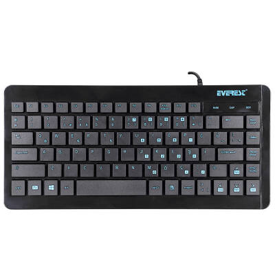 EVEREST KB-410 USB MULTİMEDYA MİNİ Q KLAVYE - 2