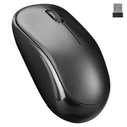 EVEREST SM-833 1200 DPI SİYAH/KIRMIZI USB KABLOSUZ MOUSE - 1