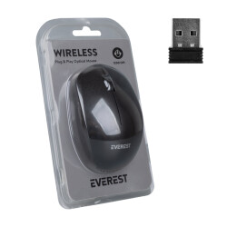 EVEREST SMW-88 USB 2.4GHZ SİYAH 1200 DPI KABLOSUZ MOUSE - 4