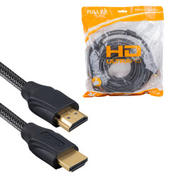 FULLY G-507E 15 METRE ÖRGÜLÜ GOLD UÇLU HDMI KABLO - 1