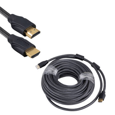 FULLY G-507E 15 METRE ÖRGÜLÜ GOLD UÇLU HDMI KABLO - 2