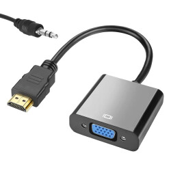 FULLY G-537L HDMI TO VGA ÇEVİRİCİ ADAPTÖR SES ÇIKIŞLI - 1