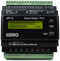 Gemo Ar1-A-24Vdc Akıllı Röle / Plc - 1