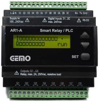 Gemo Ar1-A-24Vdc Akıllı Röle / Plc - 1