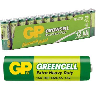 GP 15G-GREENCELL KALEM PİL (12Lİ PAKET FİYATI)(GP 15G-2VS12) - 1