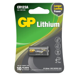 GP CR123A 3 VOLT LİTYUM FOTOĞRAF MAKİNESİ PİLİ - 1