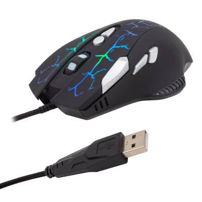 HELLO HL-4719 KABLOLU 3600 DPI 8TUŞ FONKSİYONLU GAMING MOUSE - 1