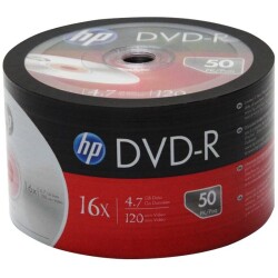 HP DME00070-3 DVD-R 4.7 GB 120 MİN 16X 50Lİ PAKET FİYAT - 1