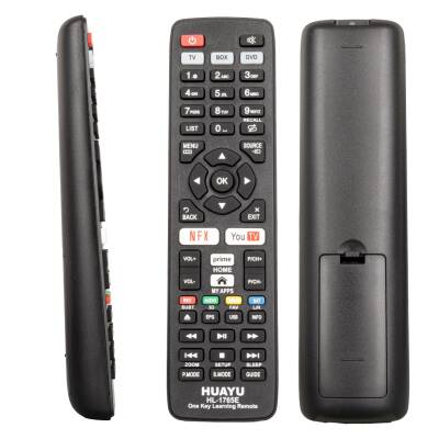 HUAYU HL-1765E PRIME VIDEO-YOUTUBE-NETFLIX TUŞLU TV/UYDU/DVD 3IN1 ÖĞRENEBİLEN AKILLI KUMANDA - 1