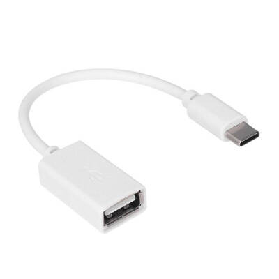 HYTECH HY-X112 BEYAZ USB DİŞİ TO TYPE-C ERKEK OTG ÇEVİRİCİ - 1