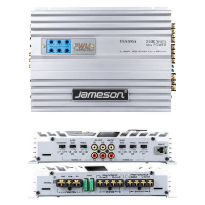 JAMESON USA-505A 4 KANAL 2500 WATT OTO ANFİ - 1