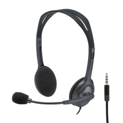 LOGITECH H111 STEREO SİYAH KULAKLIK - 1