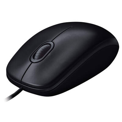 LOGITECH M90 KABLOLU SİYAH USB MOUSE - 1