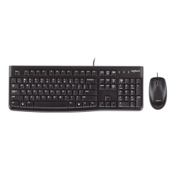 LOGITECH MK120 USB Q SİYAH KABLOLU KLAVYE+MOUSE SET - 2