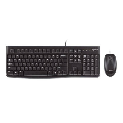 LOGITECH MK120 USB Q SİYAH KABLOLU KLAVYE+MOUSE SET - 2