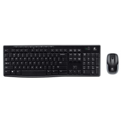 LOGITECH MK270 SİYAH KABLOSUZ Q KLAVYE SET - 1