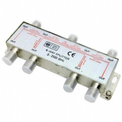 MAG MG-1510 1/6 6 WAY SPLITTER 5-2500 MHZ - 1