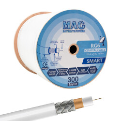 MAG SMART RG6/U4 64 TEL ANTEN KABLOSU (300 METRE) - 1