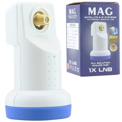 MAG TEKLİ SINGLE ALTIN UÇLU SHARP CHIP LNB 0.1DB - 3