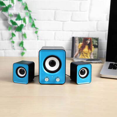 MAGICVOICE FT-202 2+1 USB MİNİ HOPARLÖR - SPEAKER (5W+2W+2W - 4 OHM) - 2