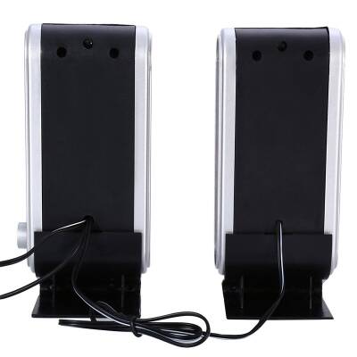 MAGICVOICE HY-218 1+1 USB İNCE TASARIM SİYAH HOPARLÖR - SPEAKER - 3