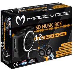 MAGICVOICE MV-17450 USB+SD KART GİRİŞLİ ŞARJLI MİNİ SEYYAR REHBER ANFİSİ - 3