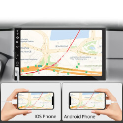 MAGICVOICE MV-24651 7 INCH CAR 2-DIN MP5 PLAYER MEKANİKSİZ DOUBLE OTO TEYP - 2