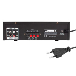 MAGICVOICE MV-510 50 WATT USB/SD/BLUETOOTH 2 MİK.,ECO LU+2SD 2061*2 Lİ UKLI GİRİŞLİ HAT TRAFOLU ANFİ - 2