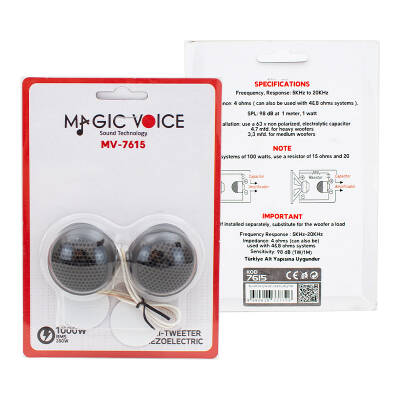 MAGICVOICE MV-7615 100 WATT 4 OHM OTO TWEETER - 3