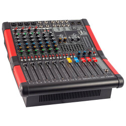 MAGICVOICE MV-A800 XF 8 CH-2X650 W-USB/BT POWER MIXER - 1