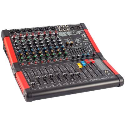 MAGICVOICE MV-P800 8 CH-USB/BT DECK MIXER [KOLİSİ İKİLİ ] - 1