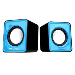 MAGICVOICE T-001 1+1 KARE MODEL MİNİ USB HOPARLÖR - SPEAKER (2*3 WATT) - 1