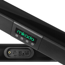 MIKADO MD-SB102 SİYAH 2X10W 12V/1.5A BT+USB+AUX+TF KARTLI EV SİNEMA SOUNDBAR HOPARLÖR - 2