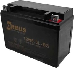 ORBUS 12N6.5L-BS 12V 6.5A MOTOSİKLET AKÜSÜ (139 X 66 X 100 MM) (2.05KG) - 1