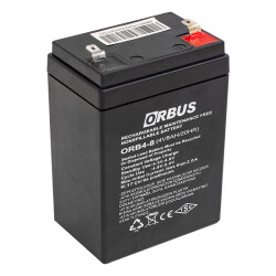 ORBUS ORB4-8 4 VOLT - 8 AMPER AKÜ (68 X 45 X 95 MM) - 1