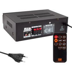 OSAWA HD-510 2X50 WATT 220V/12V GİRİŞ USB-SD -BT-UK TRAFOSUZ 2 MİK GİRİŞLİ STEREO ANFİ - 2